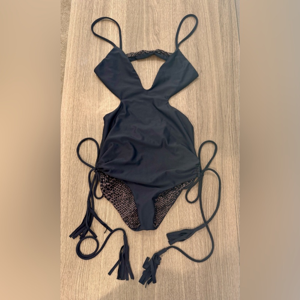 Acacia Swimwear Black One-Piece